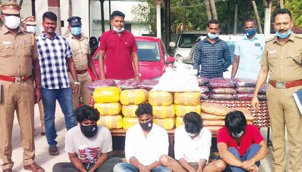 202107142259275245_Tamil_News_tamil-news-110-kg-of-cannabis-smuggled-from-Andhra-Pradesh_SECVPF