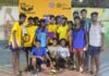 காவல்துறை சார்பில் திருவொற்றியூரில் நடைபெற்ற கைப்பந்து (vollyball ) போட்டி;