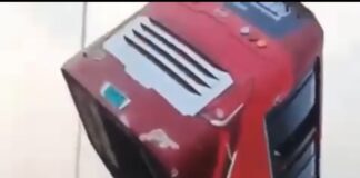 ஆற்றுக்குள் பேருந்து கவிழ்ந்து விபத்து – 23 பேர் பலி;