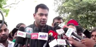 பொதுப்பணி மற்றும் விளையாட்டு மேம்பாட்டுத் துறை அமைச்சர் இன்று நேரில் சென்று ஆய்வு.